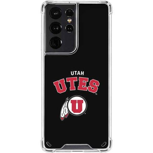 University of Utah Utes Logo Galaxy S21 Ultra 5G Clear Case